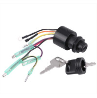 Ignition Starter key Switch for Mercury Outboard, with 3 positions: OFF-RUB-START Remote Control Box - 87-17009A5 - JSP